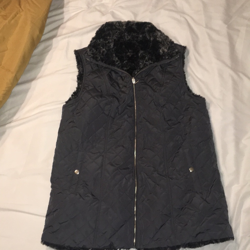 NWT Roaman's Reversible vest